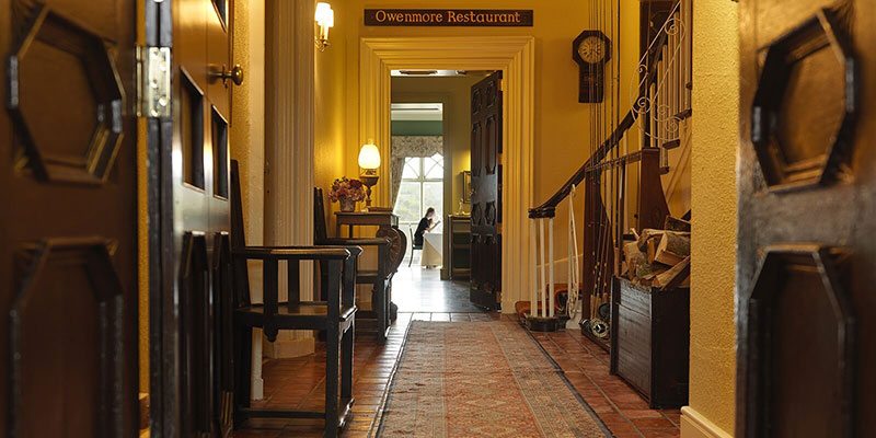 Entrance to the Owenmore Restaurant